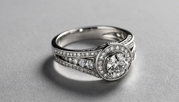 Bague en argent avec diamants : optez pour le chic à 3 tours