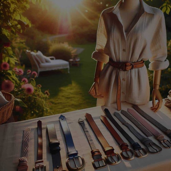 Quel style de ceinture choisir pour accentuer une robe chemise en lin lors d'un brunch estival ?