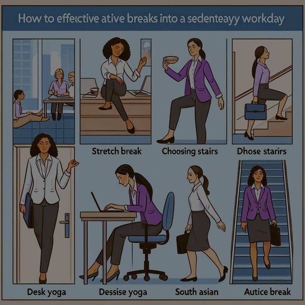 Comment intégrer efficacement des pauses actives dans une journée de travail sédentaire pour les femmes ?